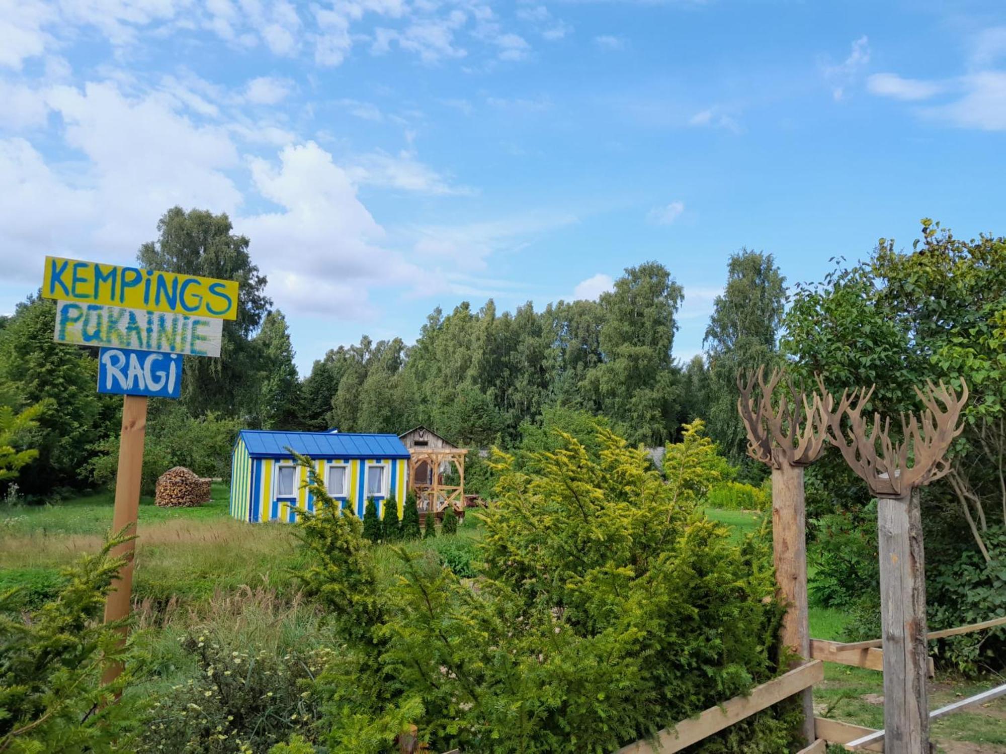 Hotel Glamping Fluffy Horns - Glempings Pukainie Ragi Plieņciems Esterno foto